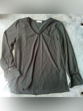 Dark Green Calvin Klein Blouse